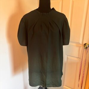 SHEIN Dark Green Blouse